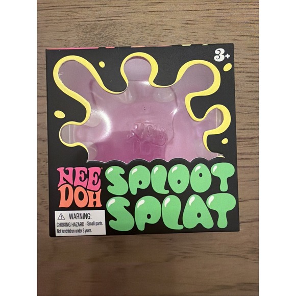 Schylling NeedDoh Other - Pink NeeDoh SPLOOT SPLAT, Nee Doh Splatter Fidget, Nee-doh SplootSplat Squishy